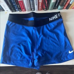 Women’s Blue Nike Pro Spandex